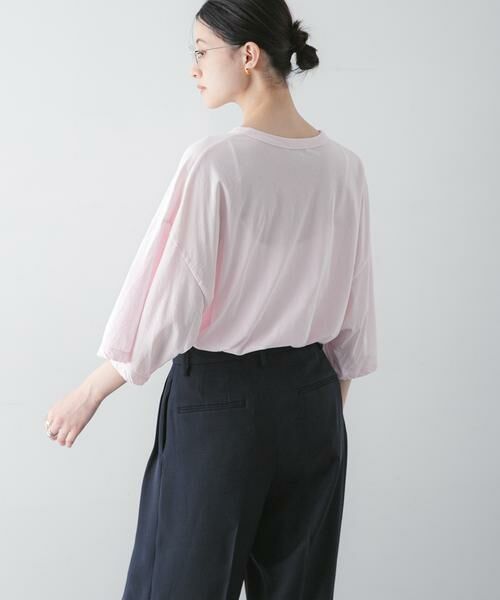 URBAN RESEARCH / アーバンリサーチ Tシャツ | 『別注』ATON×URBAN RESEARCH　WIDE SLEEVE T-SHIRTS | 詳細4