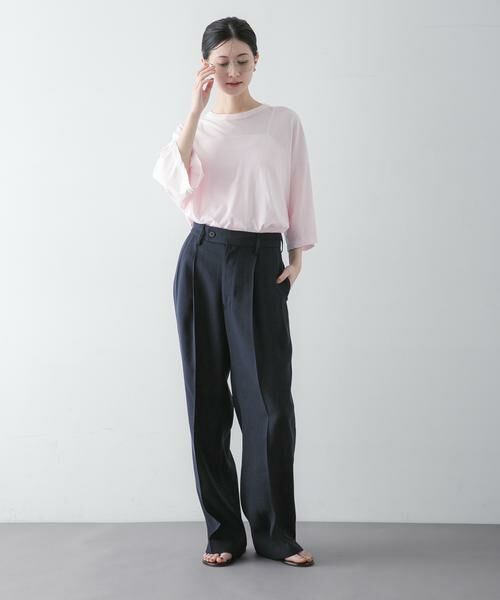 URBAN RESEARCH / アーバンリサーチ Tシャツ | 『別注』ATON×URBAN RESEARCH　WIDE SLEEVE T-SHIRTS | 詳細7