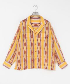 URBAN RESEARCH / アーバンリサーチ シャツ・ブラウス | CURRENTAGE　SUN FLOWER開襟シャツ