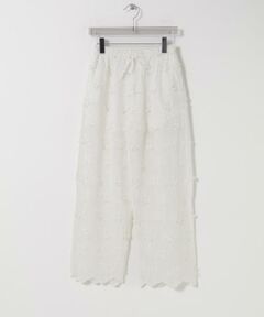 crinkle crinkle crinkle　3D EMBROIDERY EASY PANTS