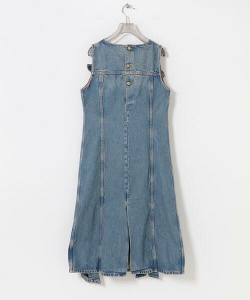 URBAN RESEARCH / アーバンリサーチ ワンピース | GANNI　TINT RIGID DENIM BOW DRESS | 詳細2