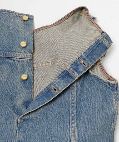 URBAN RESEARCH / アーバンリサーチ ワンピース | GANNI　TINT RIGID DENIM BOW DRESS | 詳細3