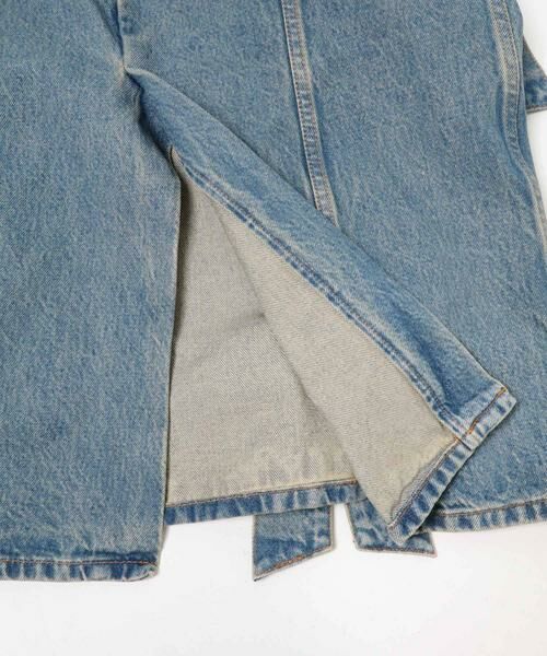 URBAN RESEARCH / アーバンリサーチ ワンピース | GANNI　TINT RIGID DENIM BOW DRESS | 詳細4