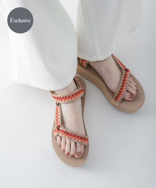 URBAN RESEARCH / アーバンリサーチ サンダル | 『WEB限定』Teva　EXCLUSIVE フラットフォーム ユニバーサル テッセラ（ベージュ系その他）
