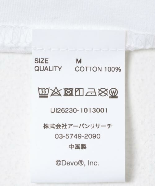 URBAN RESEARCH / アーバンリサーチ Tシャツ | URBAN RESEARCH iD　DEVO LOGO T-SHIRTS | 詳細7