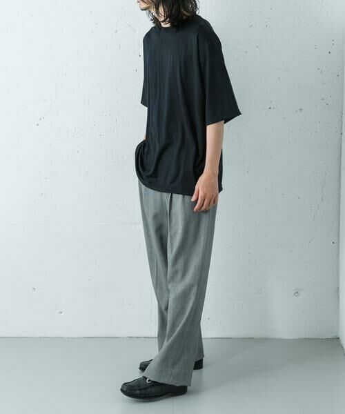 URBAN RESEARCH / アーバンリサーチ Tシャツ | new basic　WASHABLE MERINO WOOL T-SHIRTS | 詳細7