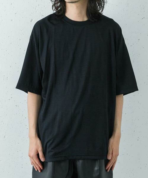 URBAN RESEARCH / アーバンリサーチ Tシャツ | new basic　WASHABLE MERINO WOOL T-SHIRTS | 詳細18