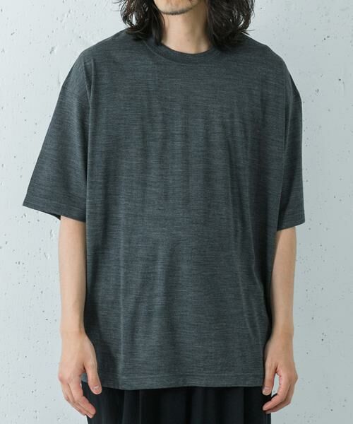 URBAN RESEARCH / アーバンリサーチ Tシャツ | new basic　WASHABLE MERINO WOOL T-SHIRTS | 詳細26