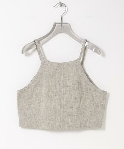 URBAN RESEARCH / アーバンリサーチ その他トップス | new basic　SLAB NEP CAMI BUSTIER（グレー）