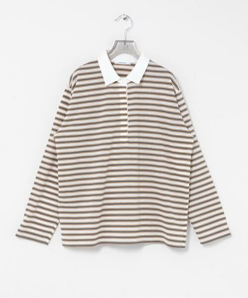 URBAN RESEARCH / アーバンリサーチ シャツ・ブラウス | シャツカラーマルチボーダーカットソー | 詳細17