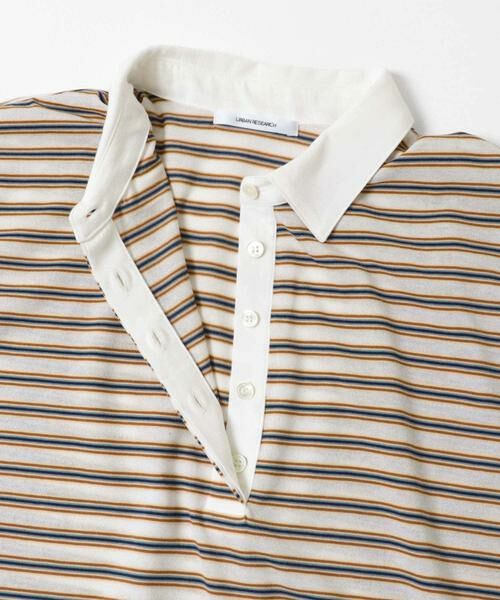 URBAN RESEARCH / アーバンリサーチ シャツ・ブラウス | シャツカラーマルチボーダーカットソー | 詳細18