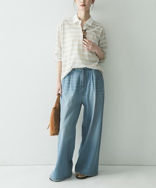 URBAN RESEARCH / アーバンリサーチ シャツ・ブラウス | シャツカラーマルチボーダーカットソー | 詳細28