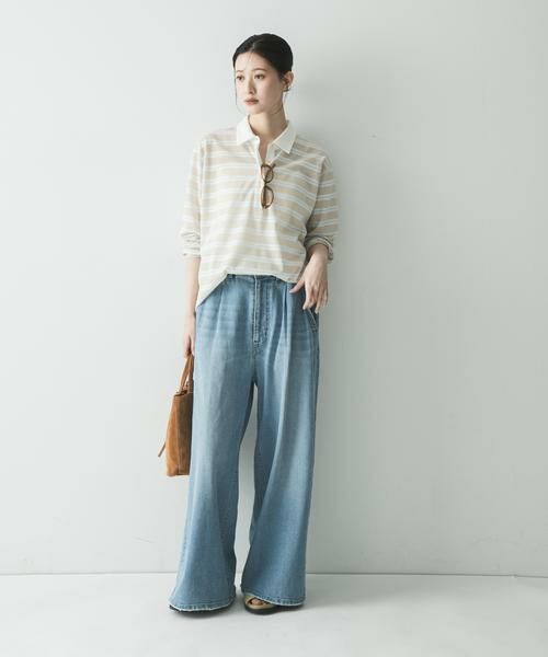 URBAN RESEARCH / アーバンリサーチ シャツ・ブラウス | シャツカラーマルチボーダーカットソー | 詳細29