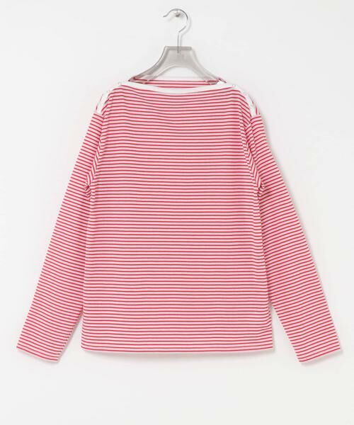 URBAN RESEARCH / アーバンリサーチ Tシャツ | マルチボーダー2WAYカットソー（レッド）