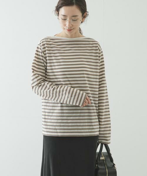 URBAN RESEARCH / アーバンリサーチ Tシャツ | マルチボーダー2WAYカットソー | 詳細16