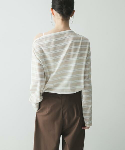 URBAN RESEARCH / アーバンリサーチ Tシャツ | マルチボーダー2WAYカットソー | 詳細24