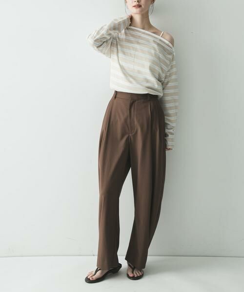 URBAN RESEARCH / アーバンリサーチ Tシャツ | マルチボーダー2WAYカットソー | 詳細26