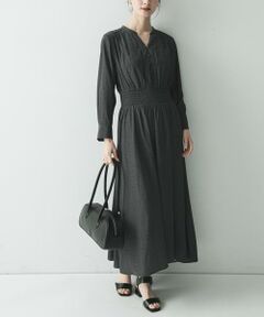 URBAN RESEARCH / アーバンリサーチ ワンピース | ウエストシャーリングドットワンピース