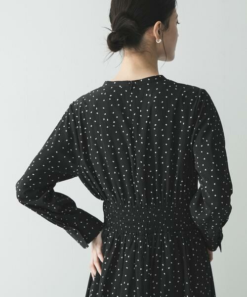 URBAN RESEARCH / アーバンリサーチ ワンピース | ウエストシャーリングドットワンピース | 詳細1