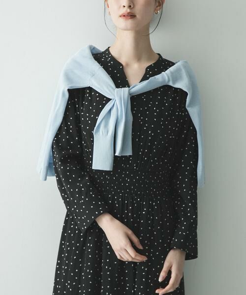 URBAN RESEARCH / アーバンリサーチ ワンピース | ウエストシャーリングドットワンピース | 詳細5