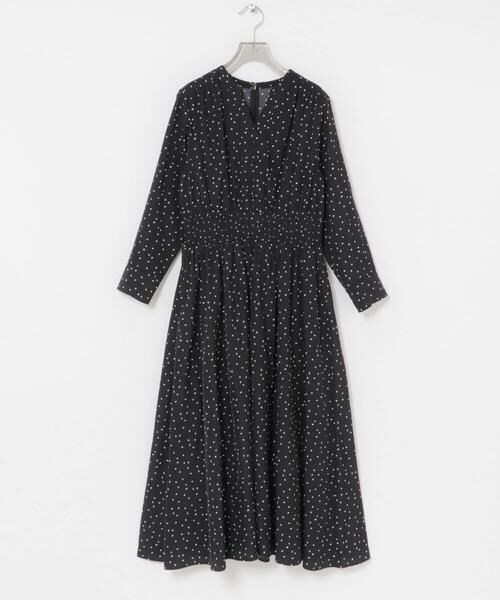 URBAN RESEARCH / アーバンリサーチ ワンピース | ウエストシャーリングドットワンピース | 詳細7