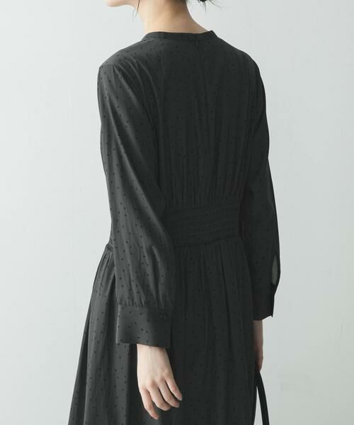 URBAN RESEARCH / アーバンリサーチ ワンピース | ウエストシャーリングドットワンピース | 詳細10