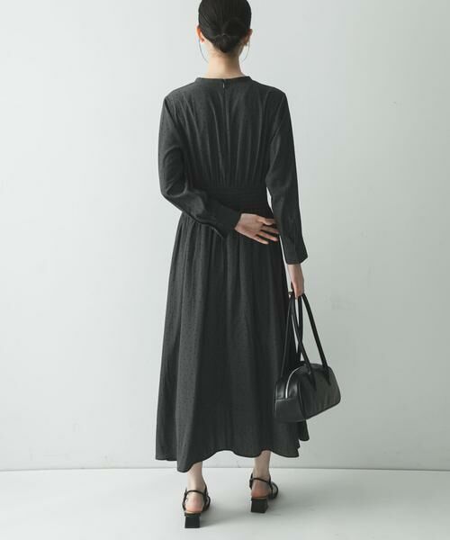 URBAN RESEARCH / アーバンリサーチ ワンピース | ウエストシャーリングドットワンピース | 詳細13