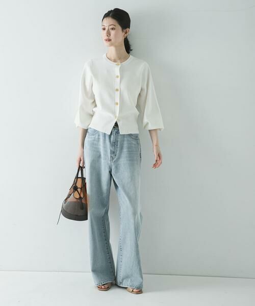 URBAN RESEARCH / アーバンリサーチ カーディガン・ボレロ | コクーンスリーブカーディガン | 詳細14