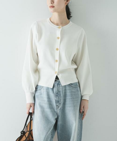 URBAN RESEARCH / アーバンリサーチ カーディガン・ボレロ | コクーンスリーブカーディガン（オフホワイト）
