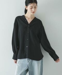 URBAN RESEARCH / アーバンリサーチ シャツ・ブラウス | ブロードカラーレスブラウス