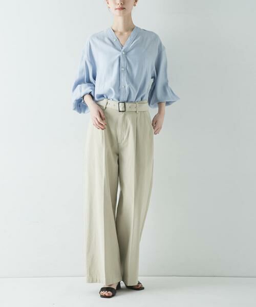 URBAN RESEARCH / アーバンリサーチ シャツ・ブラウス | ブロードカラーレスブラウス | 詳細5