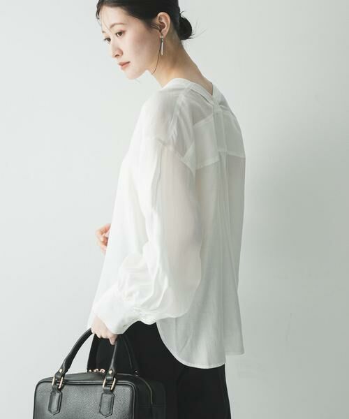 URBAN RESEARCH / アーバンリサーチ シャツ・ブラウス | ブロードカラーレスブラウス | 詳細16