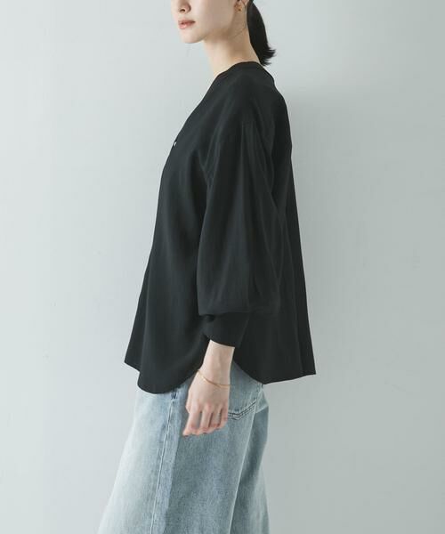 URBAN RESEARCH / アーバンリサーチ シャツ・ブラウス | ブロードカラーレスブラウス | 詳細20