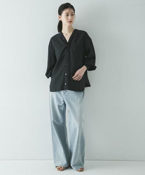 URBAN RESEARCH / アーバンリサーチ シャツ・ブラウス | ブロードカラーレスブラウス | 詳細21
