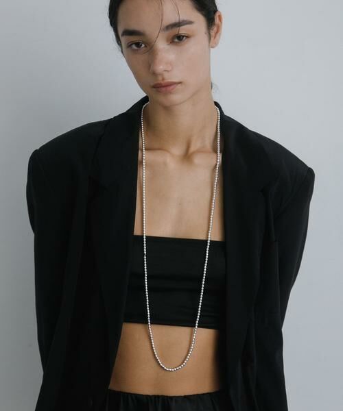 URBAN RESEARCH / アーバンリサーチ ネックレス・ペンダント・チョーカー | decor『デコール』　HEMATITE 4MMBALL NECKLACE（シルバー）