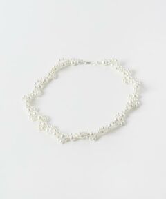 URBAN RESEARCH / アーバンリサーチ ネックレス・ペンダント・チョーカー | decor『デコール』　FLOWER PEARL BEADSCHOKER