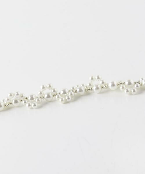URBAN RESEARCH / アーバンリサーチ ネックレス・ペンダント・チョーカー | decor『デコール』　FLOWER PEARL BEADSCHOKER | 詳細3