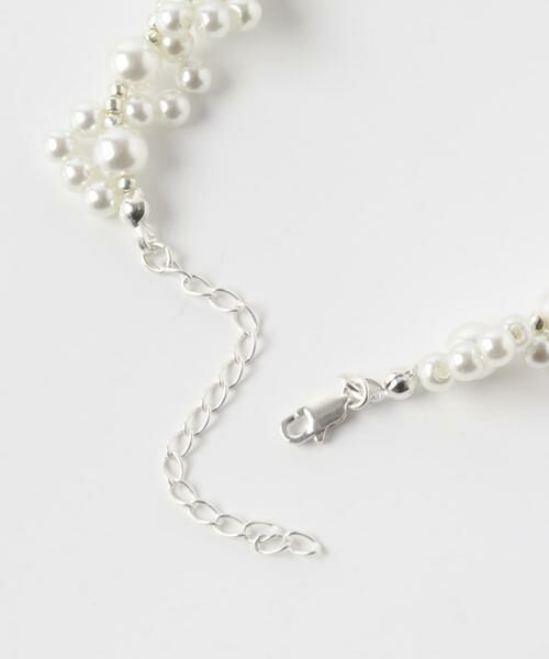 URBAN RESEARCH / アーバンリサーチ ネックレス・ペンダント・チョーカー | decor『デコール』　FLOWER PEARL BEADSCHOKER | 詳細4