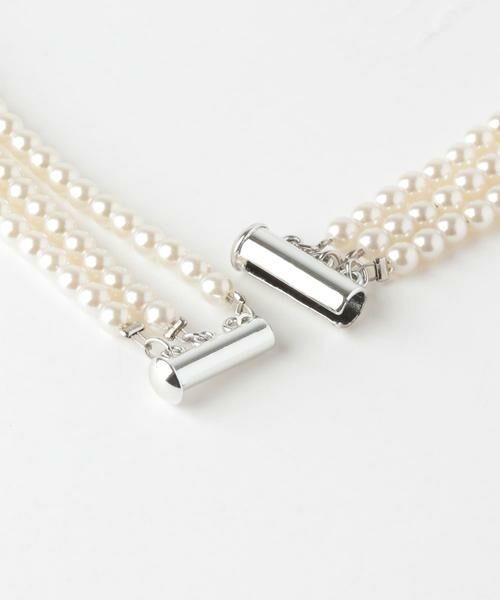 URBAN RESEARCH / アーバンリサーチ ネックレス・ペンダント・チョーカー | decor『デコール』　3STANDPEARLNECKLACE | 詳細4