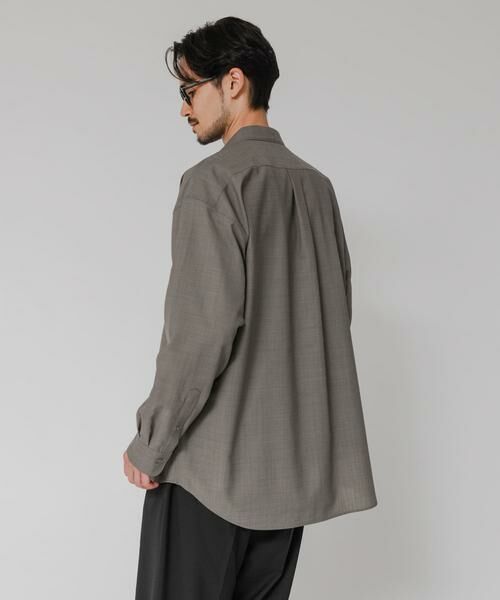 URBAN RESEARCH / アーバンリサーチ シャツ・ブラウス | WASHABLE WOOL OVER SHIRTS | 詳細30