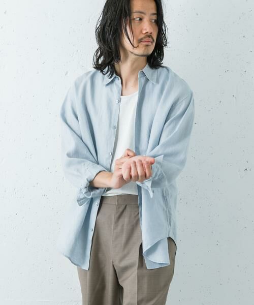 URBAN RESEARCH / アーバンリサーチ シャツ・ブラウス | LINEN REGULAR SHIRTS | 詳細16