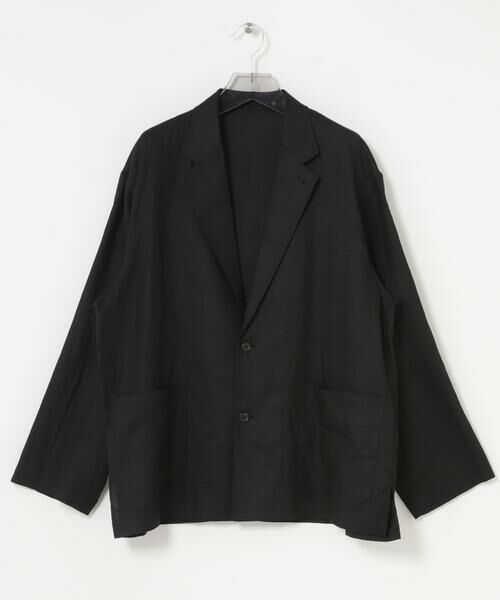 URBAN RESEARCH / アーバンリサーチ その他アウター | LINEN SHIRTS JACKET（ブラック）