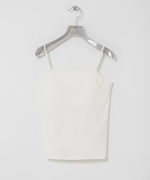 URBAN RESEARCH / アーバンリサーチ キャミソール・チューブトップ | カップ付きバックオープンキャミソール（オフホワイト）