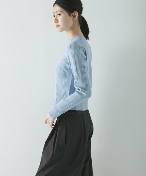 URBAN RESEARCH / アーバンリサーチ カーディガン・ボレロ | ランダムリブニットカーディガン | 詳細3