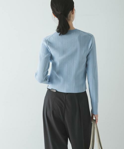 URBAN RESEARCH / アーバンリサーチ カーディガン・ボレロ | ランダムリブニットカーディガン | 詳細4