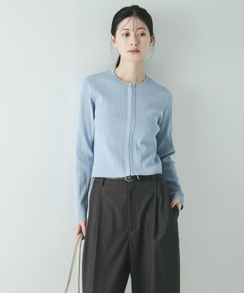 URBAN RESEARCH / アーバンリサーチ カーディガン・ボレロ | ランダムリブニットカーディガン | 詳細5