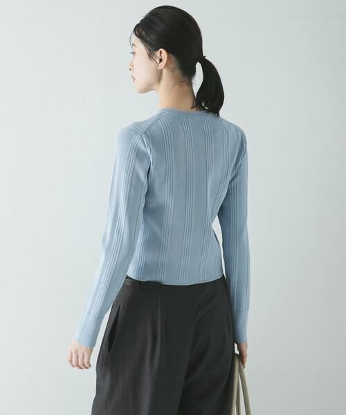 URBAN RESEARCH / アーバンリサーチ カーディガン・ボレロ | ランダムリブニットカーディガン | 詳細6