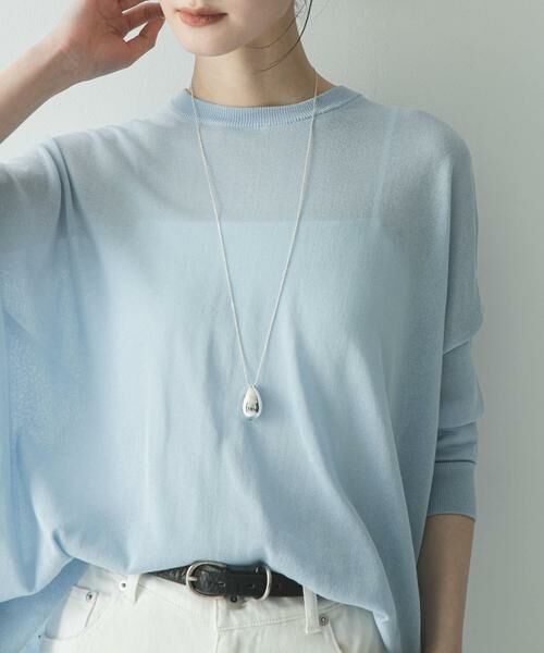 URBAN RESEARCH / アーバンリサーチ ニット・セーター | UVカット加工ルーズニット | 詳細1