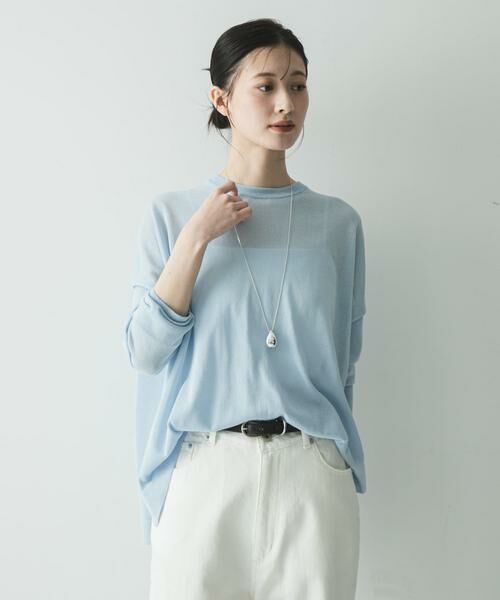 URBAN RESEARCH / アーバンリサーチ ニット・セーター | UVカット加工ルーズニット | 詳細5