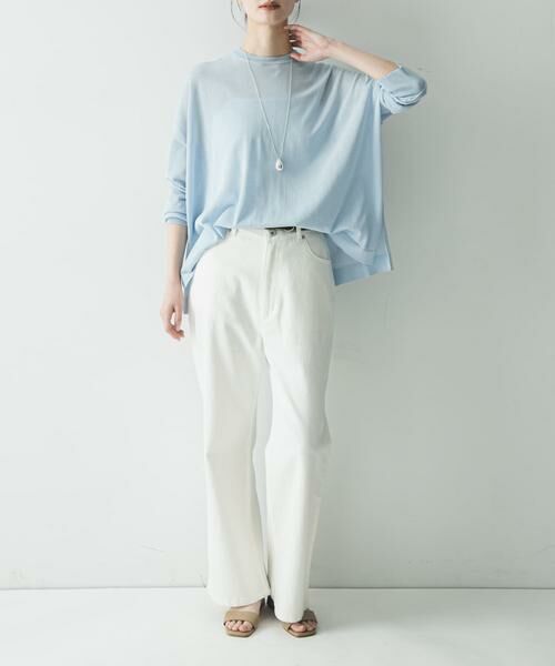 URBAN RESEARCH / アーバンリサーチ ニット・セーター | UVカット加工ルーズニット | 詳細6